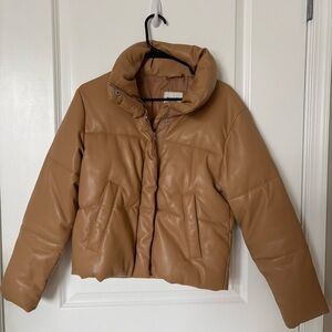 Abercrombie and Fitch Vegan Mini Puffer Jacket